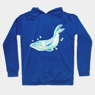 Sophie - Watercolor Whale Hoodie